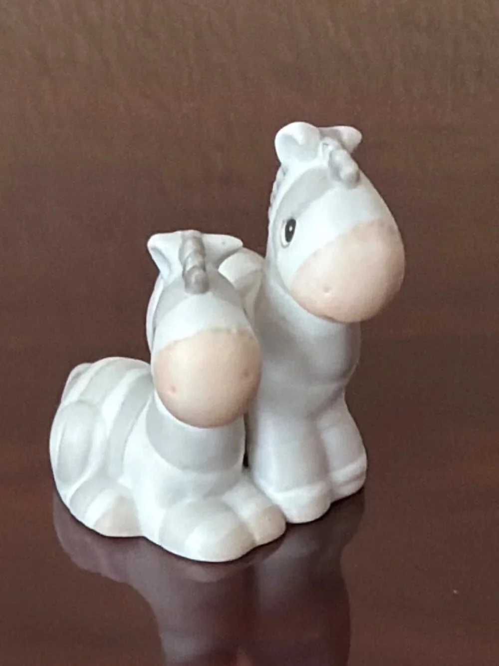 3 X Precious Moments Noah's Ark 2 By 2 Elephant 530131 Lamb 530077 Zebra 127809